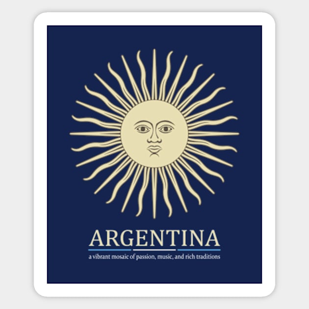 Argentina, a vibrant mosaic of passion, music, and rich traditions Sticker by FBdesign